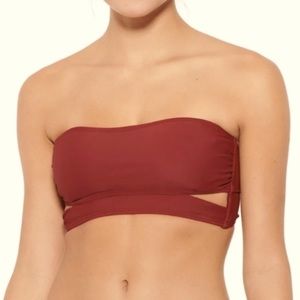 Size L bandeau bikini top